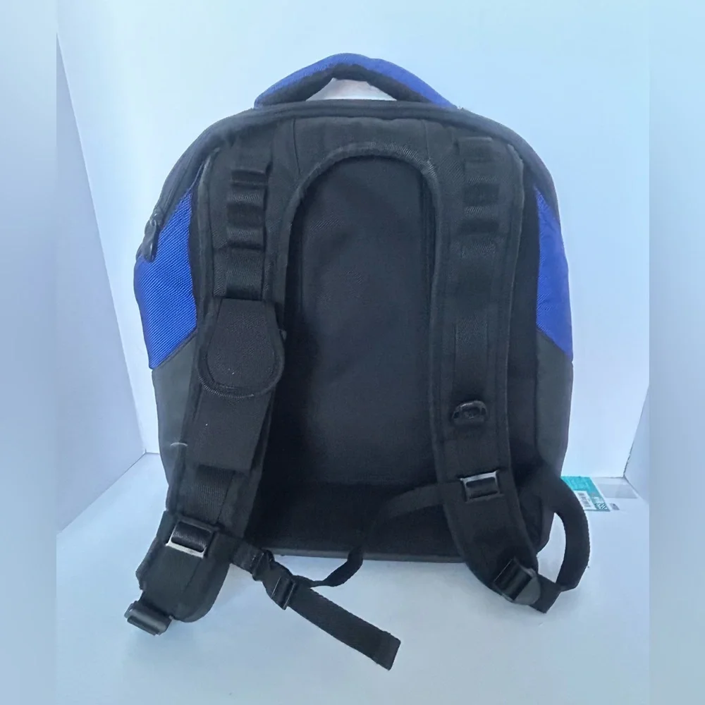Icon Laptop Tech Pack, 16” Black And Blue Multiple Compartments‎ Sturdy